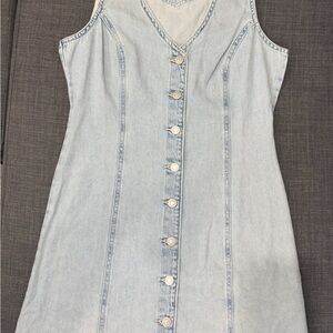 Levi's Light Blue Denim Mini Dress
